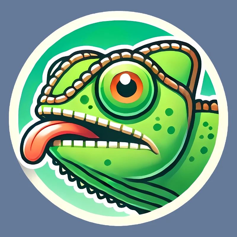 Conception originale de l’insigne de puissance caméléon