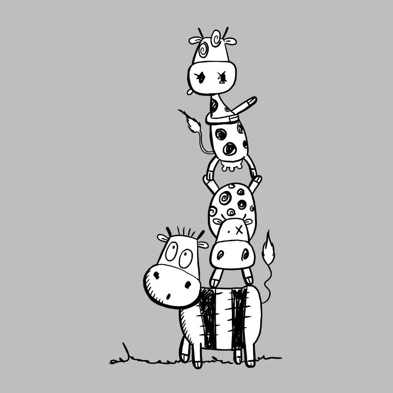 Three Crazy Cows I Weird Cow Comic I Fun