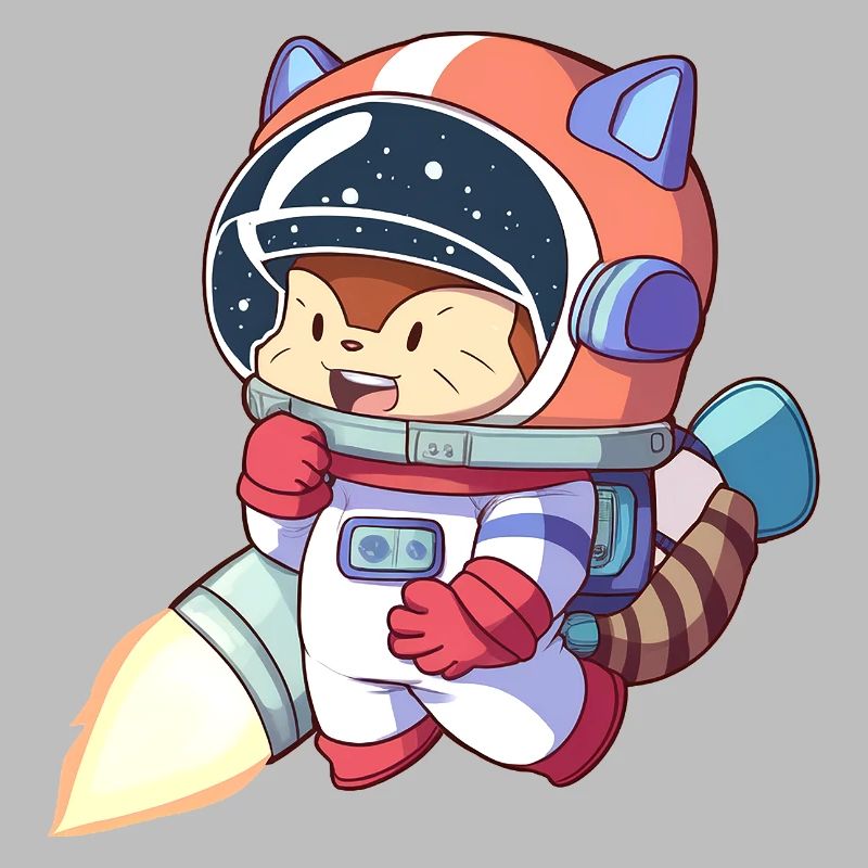 Astronaute chat en combinaison spatiale