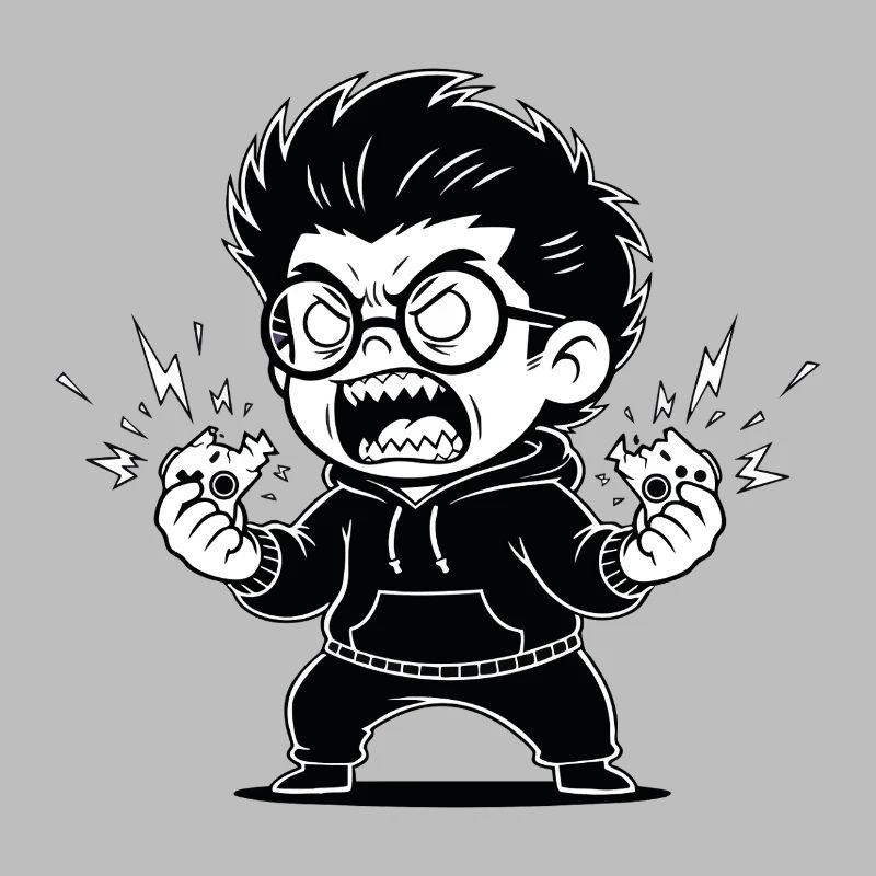 Gamer Anger Controller Broken Rage