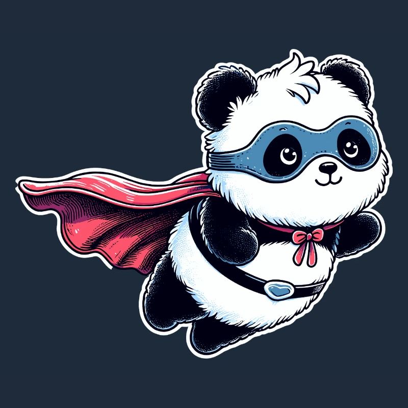 Panda Bär Helden Bärchen Superhelden Teddy