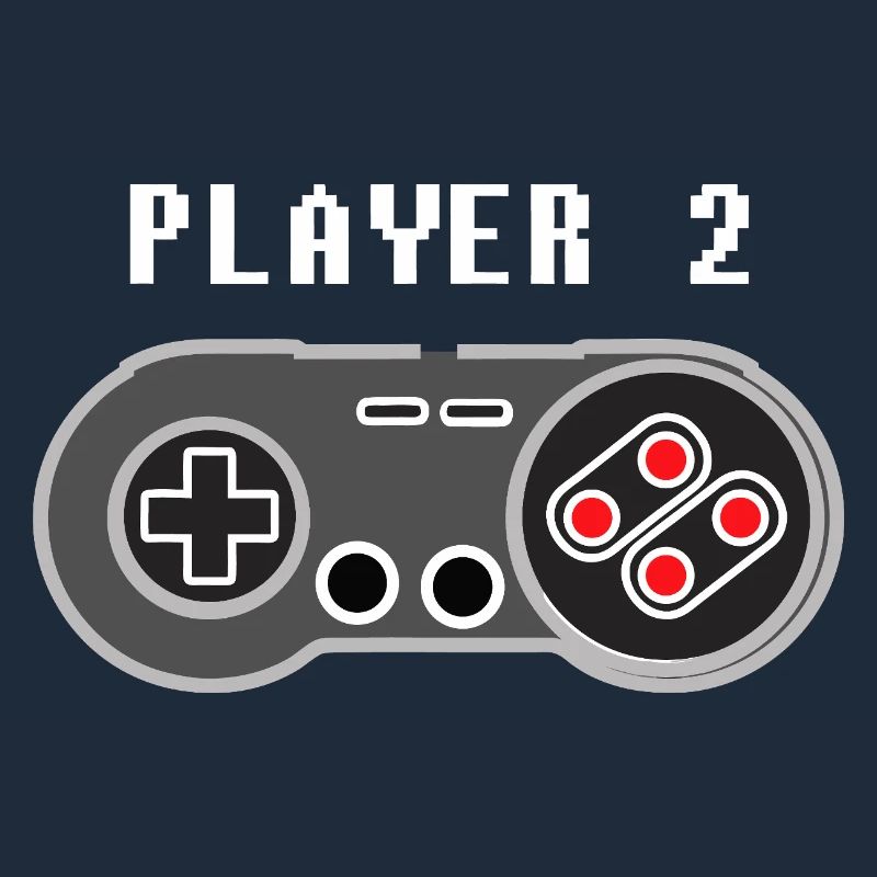 Player 2 Pixel Controller Graphic