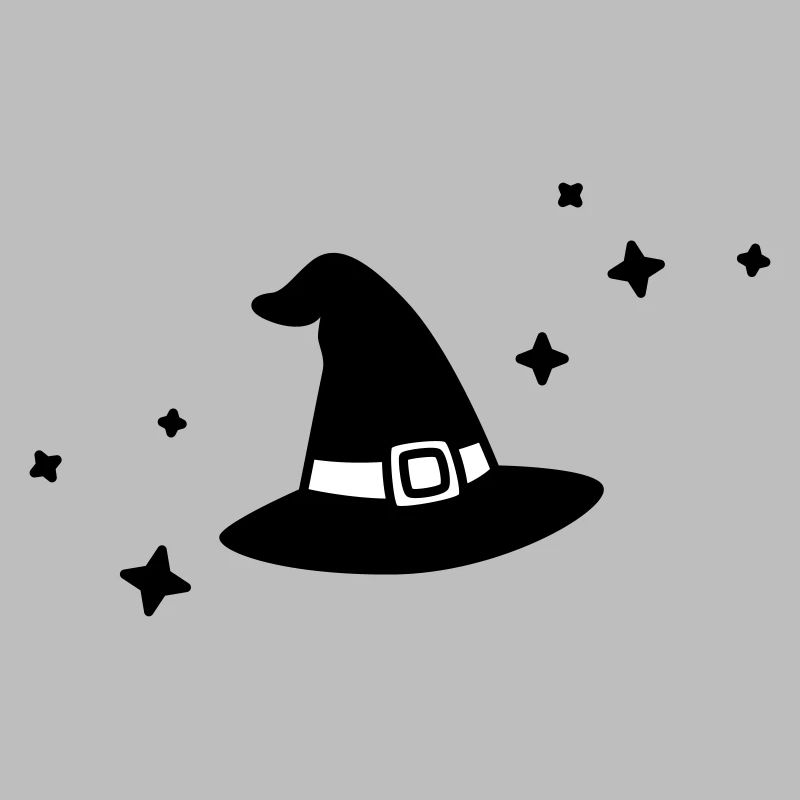 Witch Hat Illustration for a Witch for Halloween