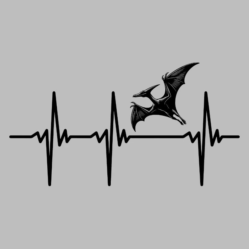 Heartbeat Dinosaur Pterosaur Dino Pteranodon
