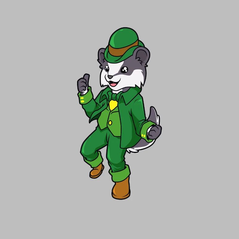 Dachs Leprechaun - St Patricks Dachs