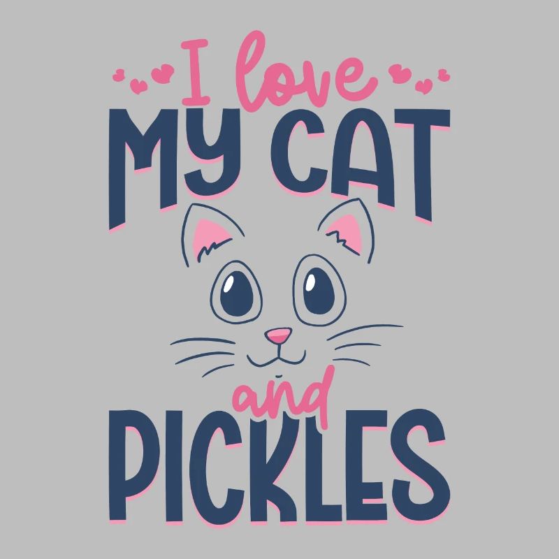 J’aime mon chat et mes cornichons - Concombre