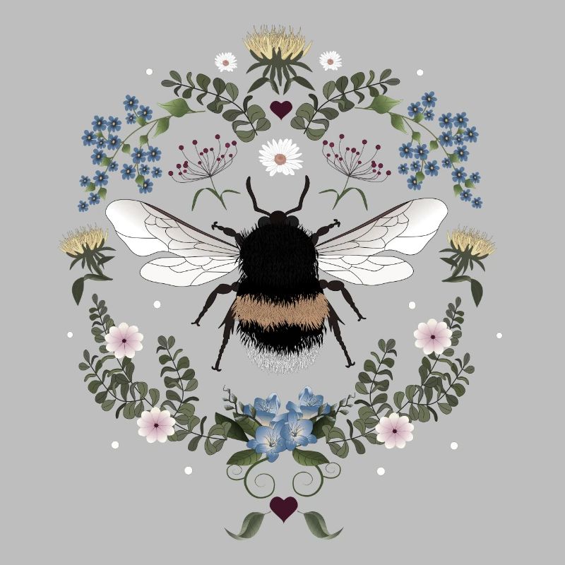 Hummel Blüten Biene