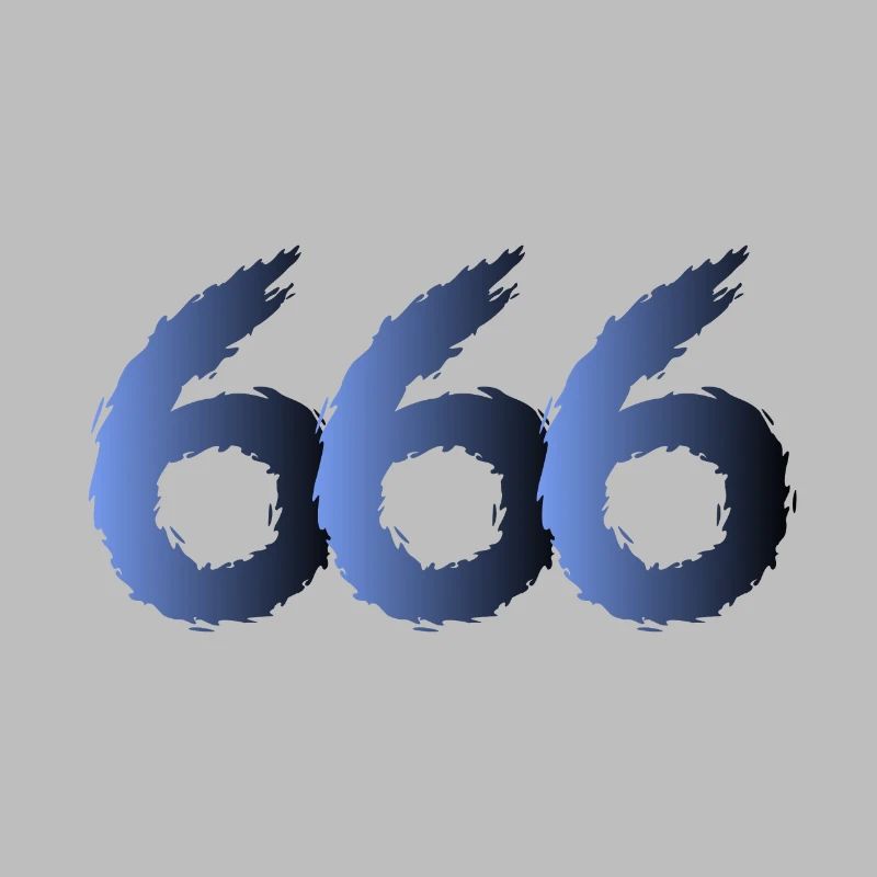 666 Satan Symbol - Devil - Evil
