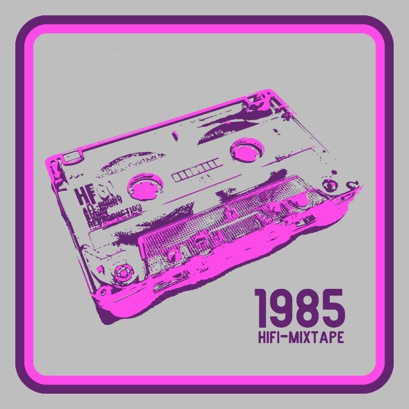Cassette Rétro Love - Version Rose