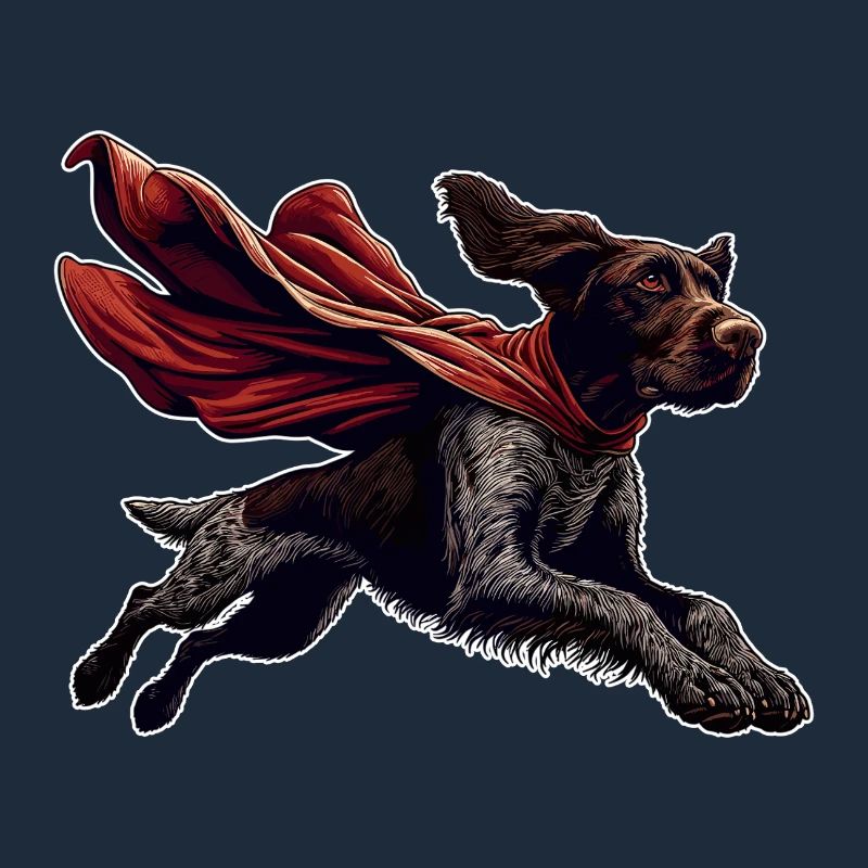 Super Dog German Wirehaired DD Pointer Gift