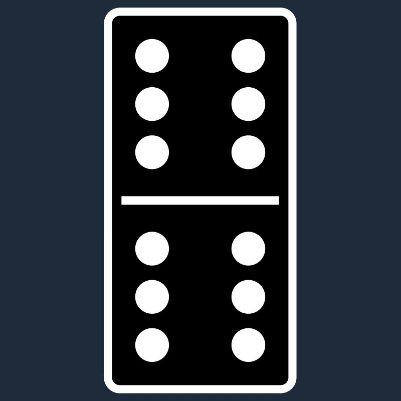 DOMINO STONE 6:6 - VARIABLE COLOR - VECTOR DESIGN!