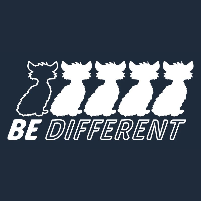 Be Different Cats Friends Be Different