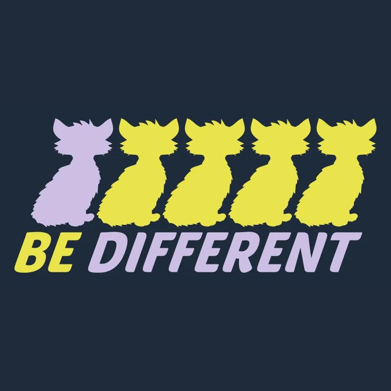 Soyez différents Chats Amis Soyez différents