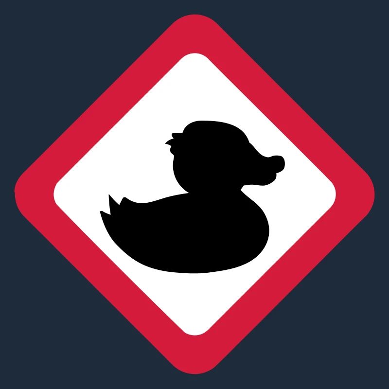 Canard Panneau Avertissement Attention Danger Prudence