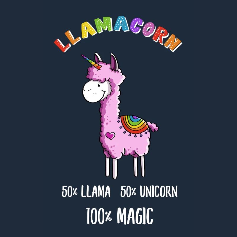 Magic Llamacorn Lama Einhorn Comic