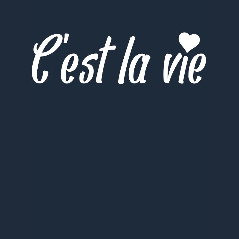 C’est la Vie Script with Heart