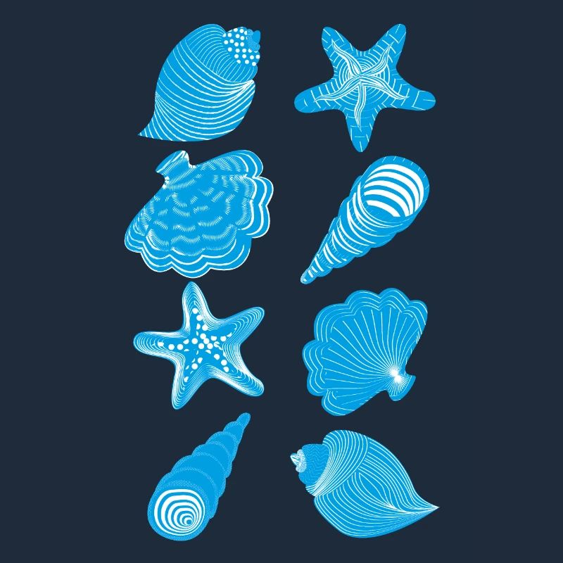 Shells and starfish