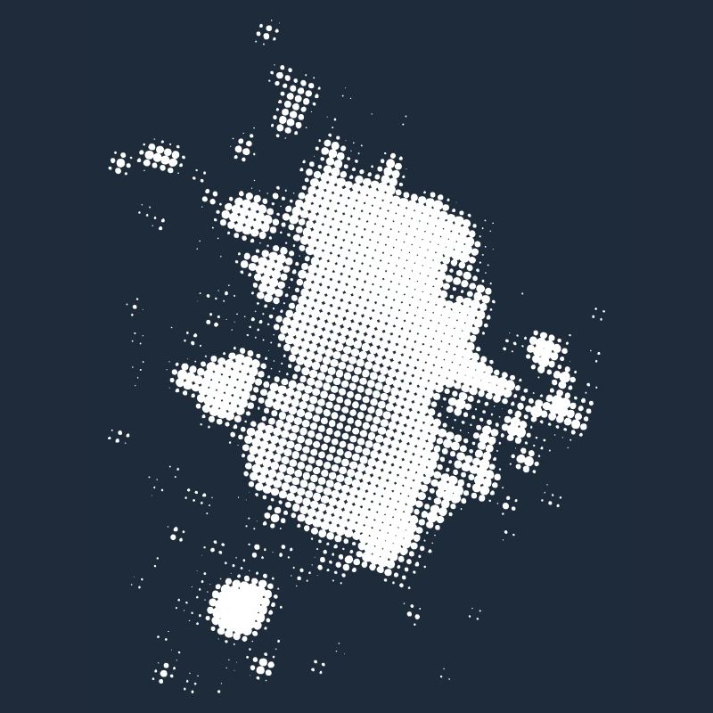 Flash, Dots Background Asymmetrical | rasterized