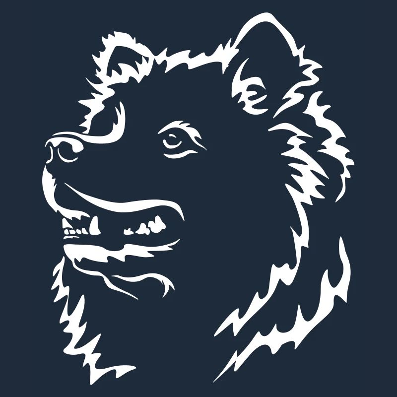 Samoyed Head "Black Edition"