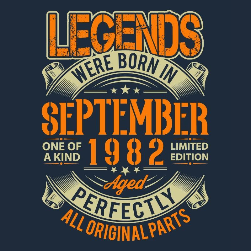 1982 September Birthday Legend