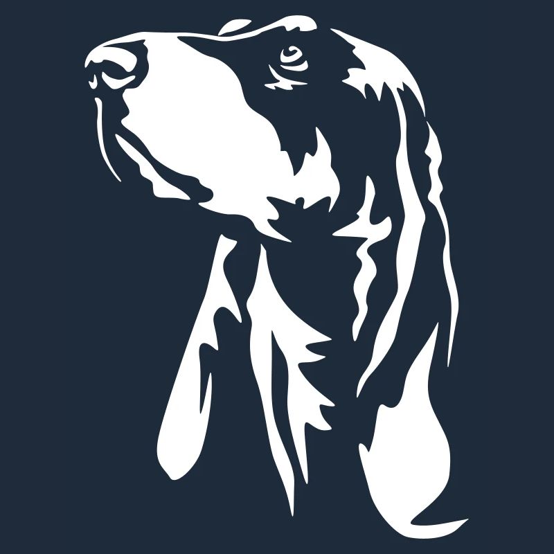 Bernese Hound Head "Black Edition"