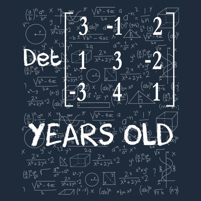 54th birthday 54 years matrix determinant