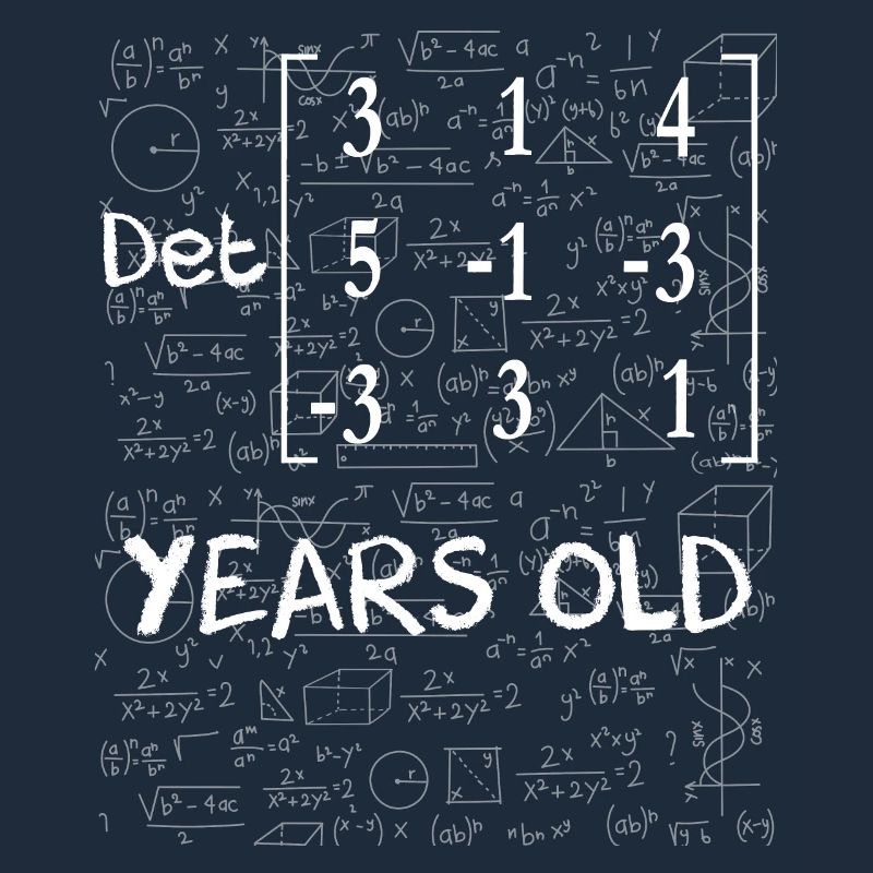 76th birthday 76 years matrix determinant