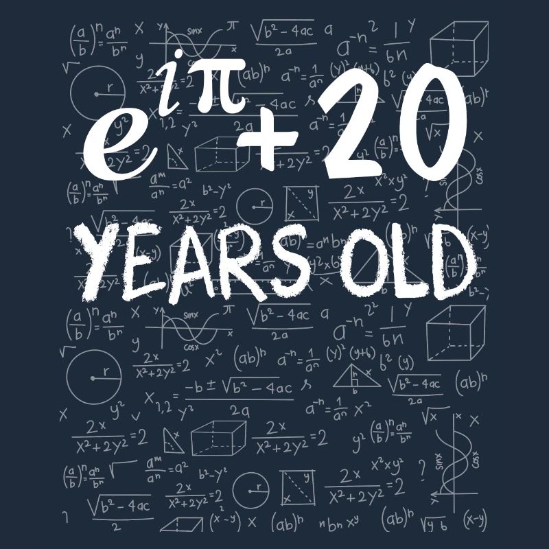 19e anniversaire 19 ans Euler Identité cadeau math