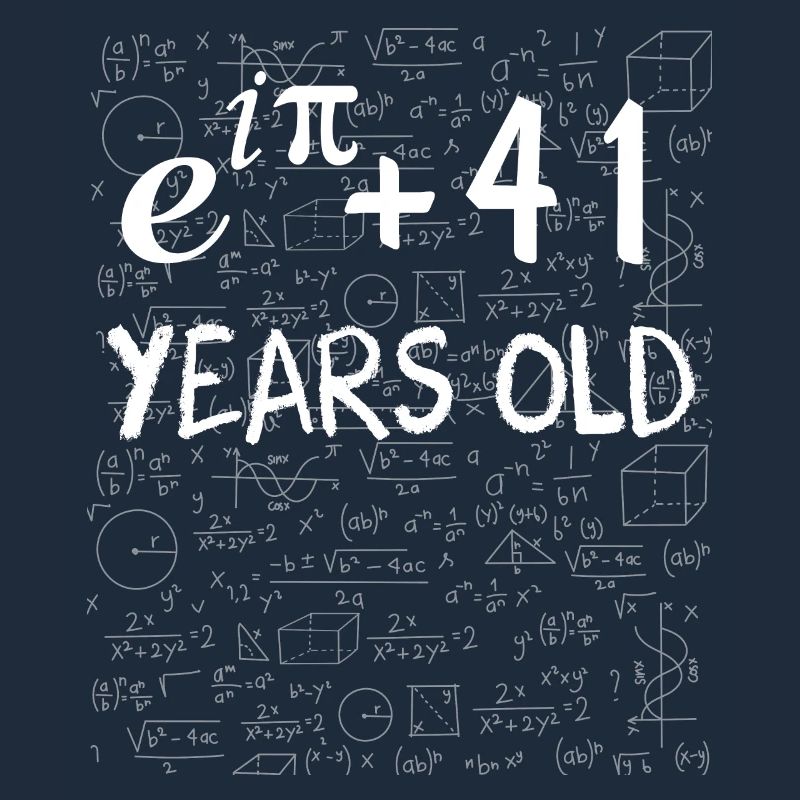 40th birthday 40 years Euler Identity math gift