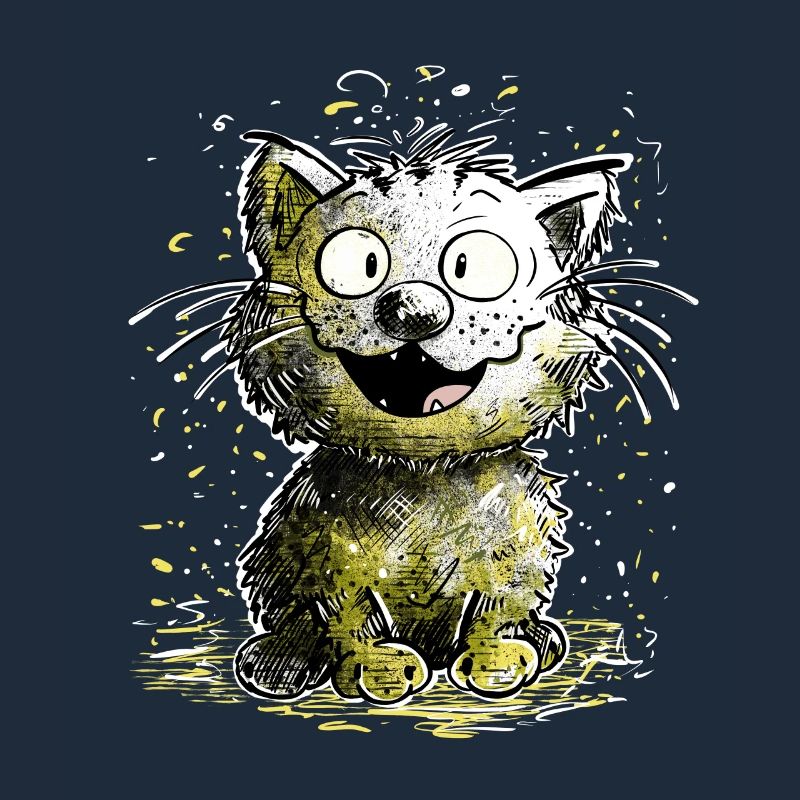 Le chat rit
