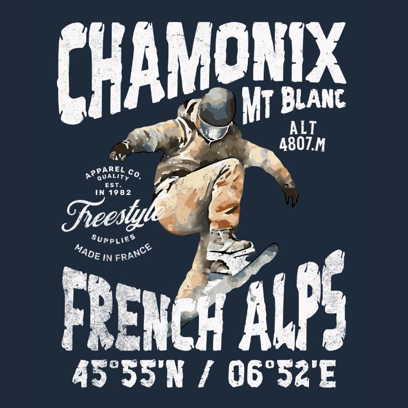 Skateboarding Chamonix Mont Blanc