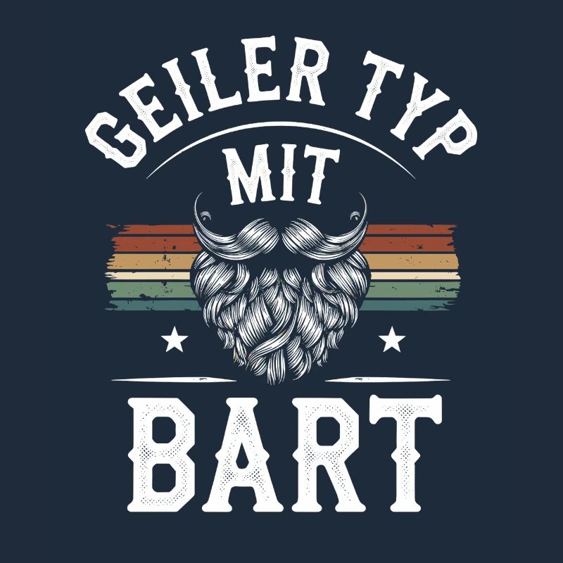 Geiler Typ Mit Bart Bartträger Barbier Vollbart