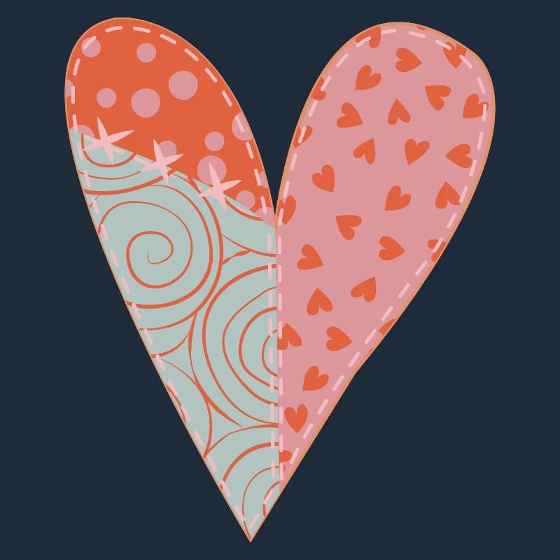 Patchwork Herz Nr. 1