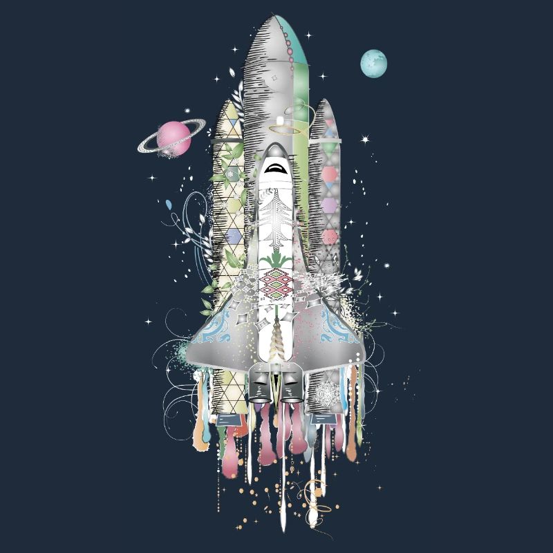 Imaginative Space Shuttle - Artfully Designed