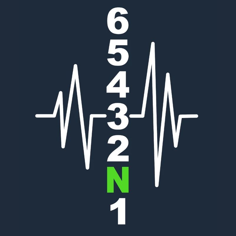 Motorcycle Gearshift Pattern with Heartbeat – Biker