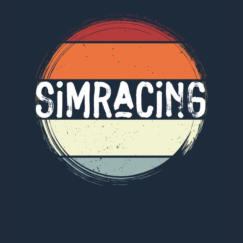 SimRacing Retro Circle Emblem