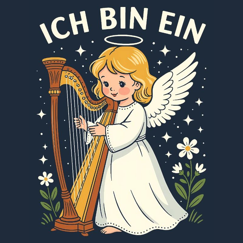 Engel Kostüm Fasching Karneval Mädchen Engel Harfe