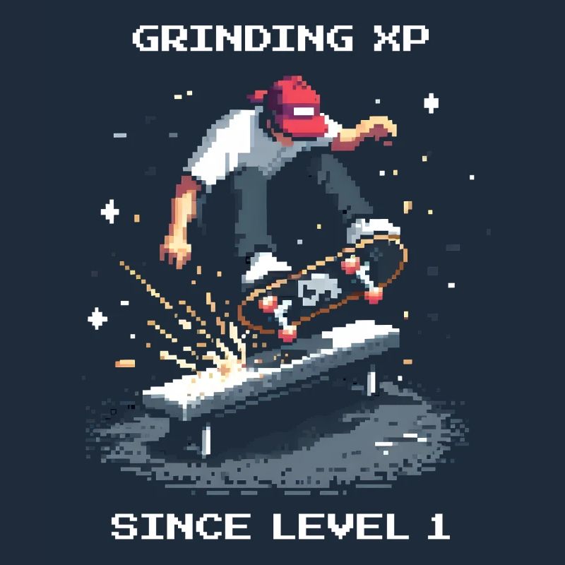 Grinding XP since Level 1 | Skateboard