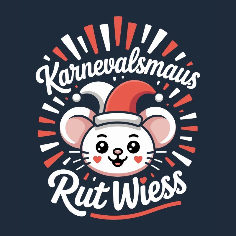 Karnevalsmaus Rut Wiess Köln Kölner Karneval Maus