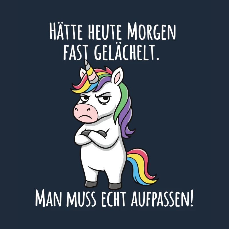 Almost Smiled – Grumpy Unicorn Morning Grouch