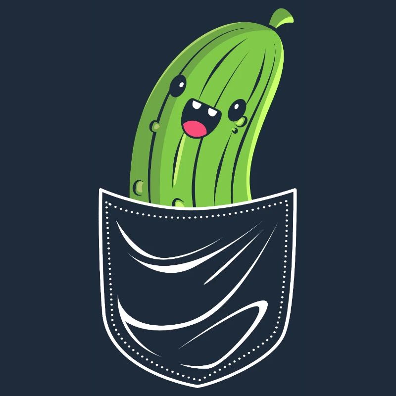 Cornichon concombre et concombre