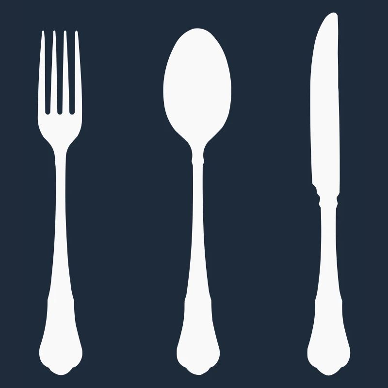 Cutlery Silhouette Design