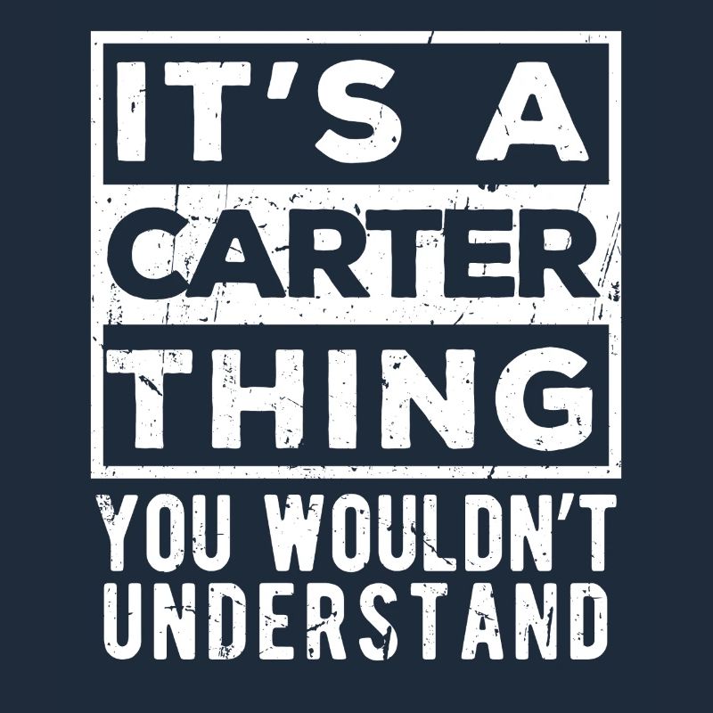 C’est une chose Carter que tu ne comprendrais pas