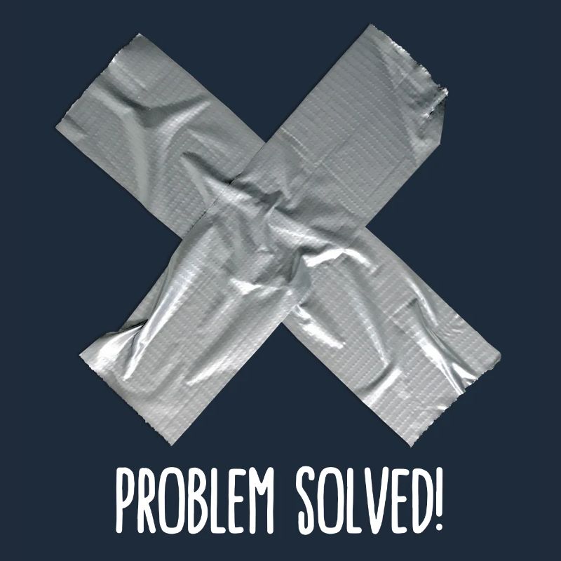 Problem solved (place on black item)
