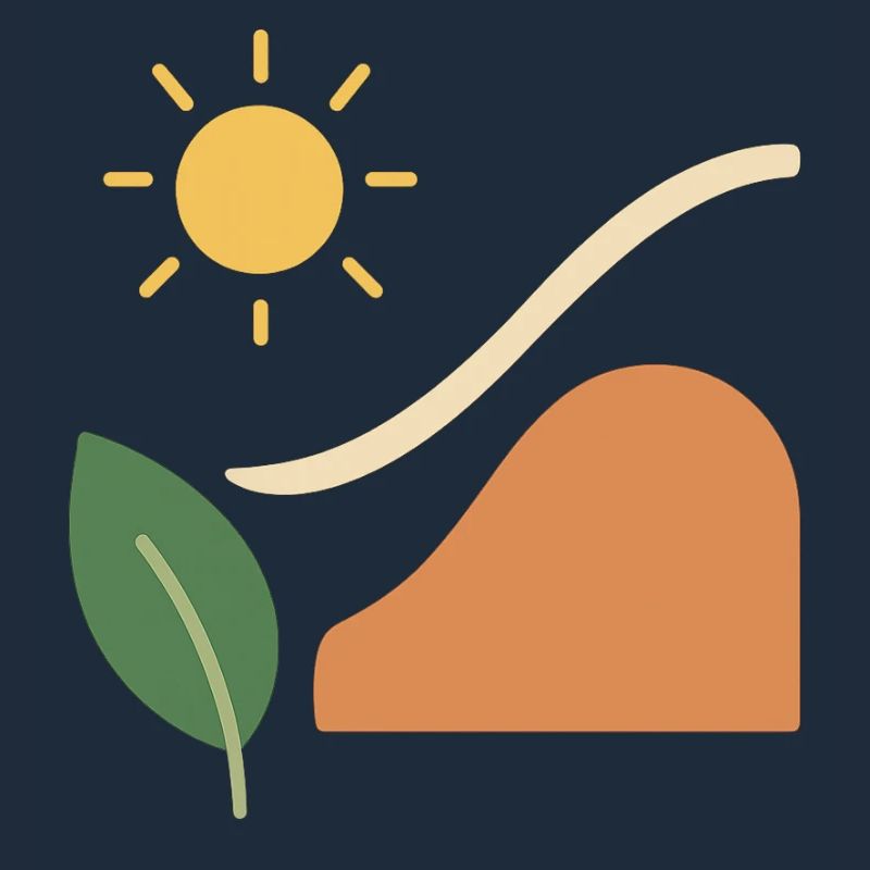 Stylized abstract nature