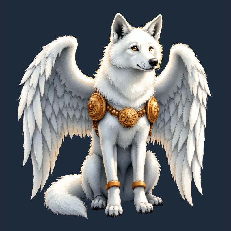 Sky Winged Wolf