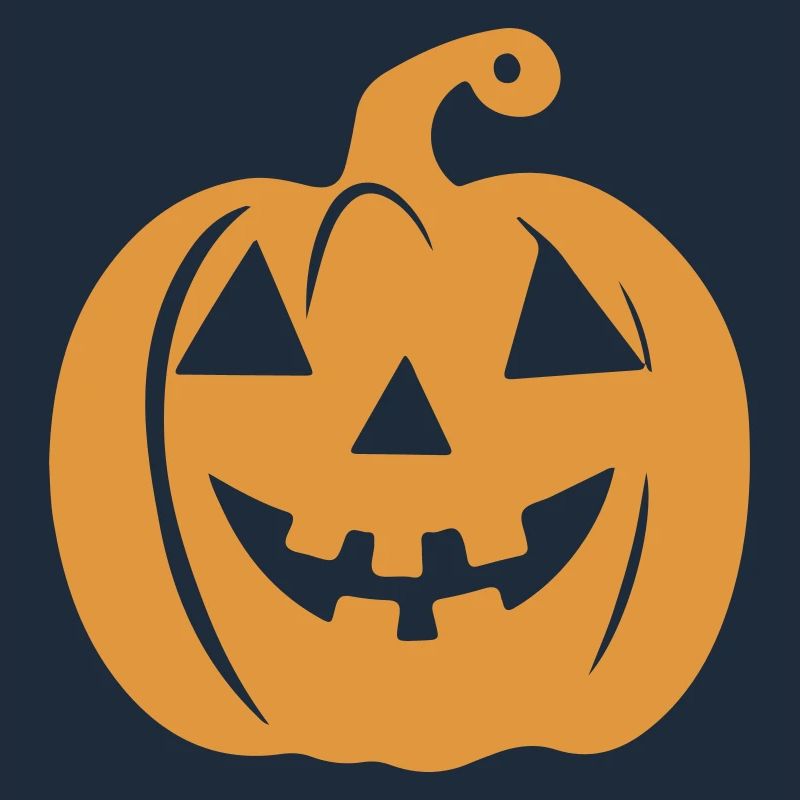 Pumpkin Face Halloween Pattern