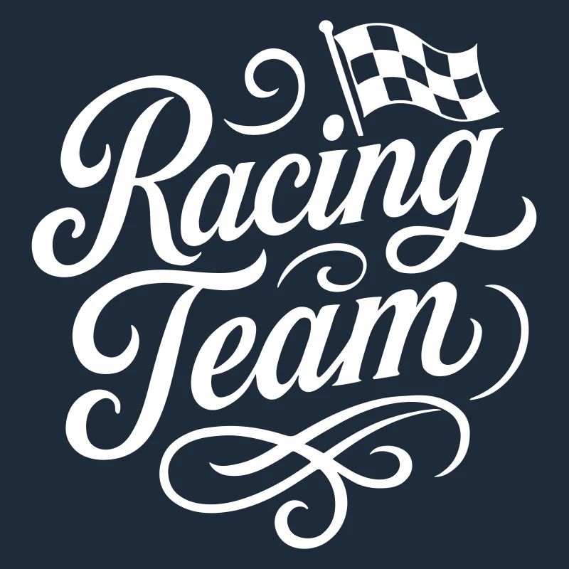 Drapeau de course de l’équipe de course