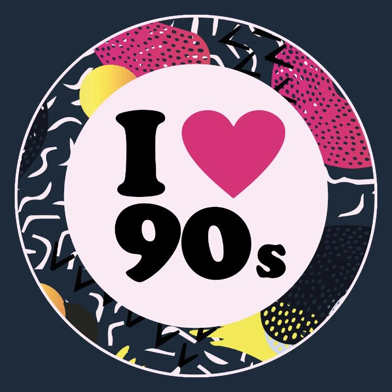 I ♥ 90s – Nostalgic retro design