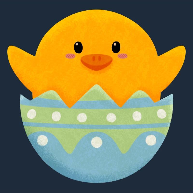 Chick in Easter egg